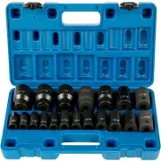 VEVOR Impact Socket Set 1/2 Inches 19 Piece Impact Sockets, Standard Socket Asso