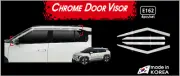Chrome Silver Window Vent Visor E162 Rain Guard Sun Shield 4P for Kia EV3 2024+
