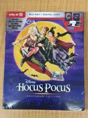 Hocus Pocus Anniversary EDITION BluRay Digital Target Limited W/ Gallery Book