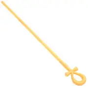 Gold Ankh Cane Pharaoh Scepter Egyptian Staff Halloween Prop