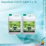 Nutrifield Hydroponics COCO A&B Grow Nutrient 2x5L Kit Base Nutrient