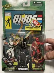 Hasbro Gi Joe COMIC 3 PACK Storm Shadow, Snake Eyes, Red Ninja Viper MOC!