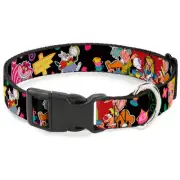 Plastic Clip Collar - Alice's Encounters in Wonderland - 1/2" Wide - Fits 8-1...
