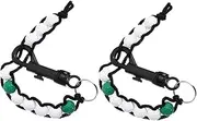 ibasenice 1 Pair Golf Scorer Tracker Golf Key Chain Tool Golf Score Counter Tool Golf Training Accessories Beads Golf Key Chain Accessories Golf Putt Counter Stroke Score Counter Plastic