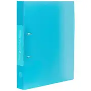 King Jim A4 2 D-Ring Simplease Binder 30mm Blue