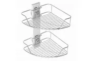 Quoss 2 Tier Corner Basket