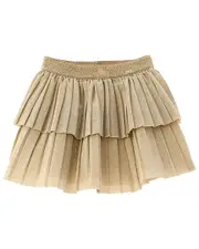 Mayoral Pleated Overlay Skirt
