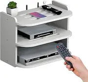 Router Storage Box,Multi Layer TV Set-top Box Stand - No Drill Wireless Router Heat Dissipation Rack, Multifunctional Storage Rack For Set-top Boxes, Routers, Game Consoles