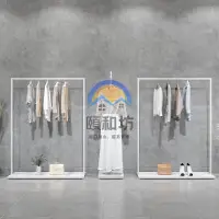 在飛比找蝦皮商城精選優惠-服飾店陳列架 衣服展示架 衣架服装衣架 服裝店展示架 白色服