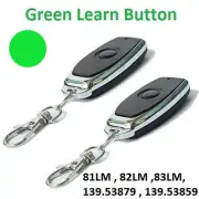 OEM For Chamberlain 81LM Garage Door Opener Remote Gate Visor Green Learn Button