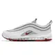 Nike 休閒鞋 Air Max 97 白 銀 紅 子彈 男鞋 氣墊 復古慢跑鞋 【ACS】 DM0027-100