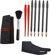 SHINEOFI Scratching Tool Art Kit by 10 Pieces Painting Pens Set Handcraft Pens for Boys and Girls Diy Scratch Coloring Art Sturdy Material for Long-lasting Use