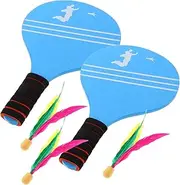 GANAZONO 1Set Badminton Racket Set for Shuttlecocks Bag Sports Game for Backyard Fun and Family Activities