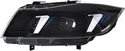 Head Lamp Compatible For BMW E90 LED Headlight 2005-2012 Headlights 320i 325i 318i DRL Turn Signal High Beam Angel Eye Projector Lens(09-12 Xenon)