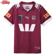 Queensland Maroons 2025 State of Origin NRL Replica QLD Jersey - Free Postage