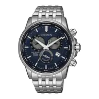 在飛比找蝦皮商城優惠-CITIZEN 星辰錶 光動能萬年曆手錶-藍面x鋼帶(BL8