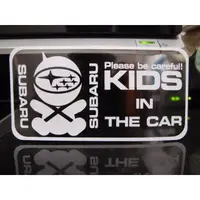 在飛比找蝦皮購物優惠-SUBARU 速霸陸 Kids in car 透明貼紙 (l