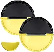 2 PCS Crimpets Wrap Maker Half Moon, Crimpet Toastie Maker, Sandwich Crimper, Crimp It Wrap Maker, Sandwich Sealer for Create Burritos, Calzones, Enchiladas, Kebabs, Pasties and More, Yellow