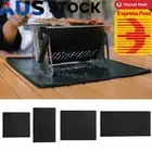 Fire Pit Mat Oil-Proof Fireproof Grill Mat High Temperature for Ground Deck Lawn