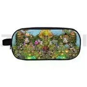 k1087 Trend My Singing Monsters Case Pencil Bag Video Game Cases Cosmetic Organizer School Supplies pxc1087