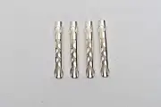 Tuneful Cables Speaker Cable BFA Banana Plugs Z-Plug DIY Set of 4 Pure Silver