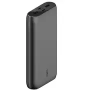 Belkin BoostCharge Power Bank 26K (4 Port ) - Black (BPB016BTBK), 45cm USB-C to USB-C Cable, 15W Total Power, 4-Port Power Bank