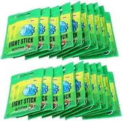 TAVICE 50 Pcs Chemical Light Fishing Fluorescent Glow Stick Clip On The Rod Tip (10 Packs)