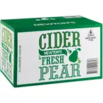 Newtons Fresh Pear Cider Bottle 330mL