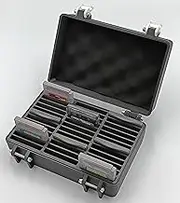 Rugged Protective Carrying Case for Nintendo Game Boy Color and Original Cartridges - Holds 36 Games