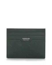 Ferragamo Gancini Embossed Leather Card Case