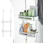 Hanging Bath Shelves Shower Caddy Over Door Bathroom Storage Shelf Organizer