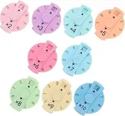 JOINPAYA 9pcs Multiplication and Division Learning Spinners Educational Math Fidget Toy for Kids Sensory Play and Fun Learning
