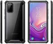 For SamsungGalaxy S20 S20+ S20Ultra, i-Blason Ares Case Bumper Cover Black Shell