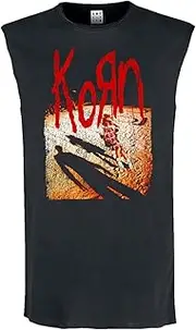 [Amplified] Mens Self Titled Korn Sleeveless Tank Top