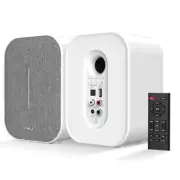 Pyle Desktop Speakers Studio Quality Sound MDF/ABS+Fabric Cloth 50W 8 Ohms