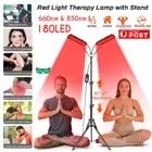 Red Light Therapy Lamp with Stand Dual Infrared Lamps 660nm Red and 850nm 180LED