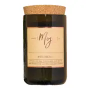 Mojo Candle Co. Reclaimed Wine Bottle Soy Wax Candle - Mistletoe & Ivy | Flora & Fauna AU