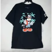 Disney Neff X Mickey Mouse Cool Mickey 1928 Palm Tree Black Shirt Size Large