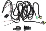 TGMGADANTV Headlight Fog Light Wire Harness H11 Sockets Kit Relay Module Box Wiring Adapters 12V DC Wires Connector Switch for Toyota Metal Wire