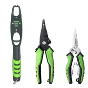 Fishing Fish Lip Gripper Pliers Weight Scale Tool Aluminum Hook Remover Cutter