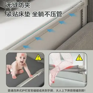 可開發票 床圍欄寶寶防摔防護欄嬰兒童防掉護欄床防摔床邊擋板護欄一面三面