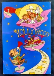The JETSONS on Location in HOLLYWOOD 1988 POSTCARD America's SPACE AGE FAMILY