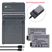 Battery or charger for Canon LP-E8 LPE8 EOS 550D 650D 700D Kiss X4 X5 T2i T3i