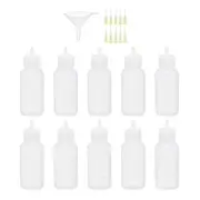 1oz Needle Oiler,10Pcs Glue Applicator Bottle with 9Pcs Stainless Needle Tip