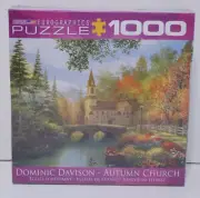 Eurographics Autumn Church Puzzle 1000 PCS Dominic Davison Fall Jigsaw New