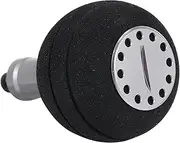 Anneome 1Pc Fishing Reel Handle Knob EVA Replacement Grip for Fishing Reel Ergonomic Design Sturdy Metal EVA Material