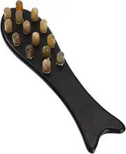 OATIPHO 1Pc Natural Ox Horn Scalp Massage Comb Creative Head Massage Tool for Women Durable Chic Design Easy to Carry Relaxation Hair Care