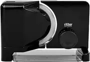 ritter E 16 Duo Plus Electric Slicer and Cutting Machine Made of Metal with Eco Motor, Made in Germany, Black