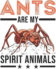 Ants Notebook: Ants Are My Spirit Animals Anthill / 6x9 Inches / 120 ruled Sites