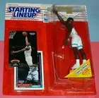 1993 LARRY JOHNSON Charlotte Hornets #2 Starting Lineup 2 cards